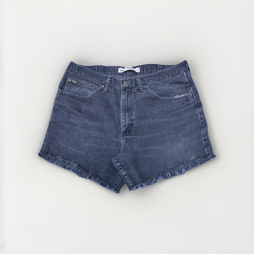 Lee Women’s Black Denim Cut Off Shorts 36"