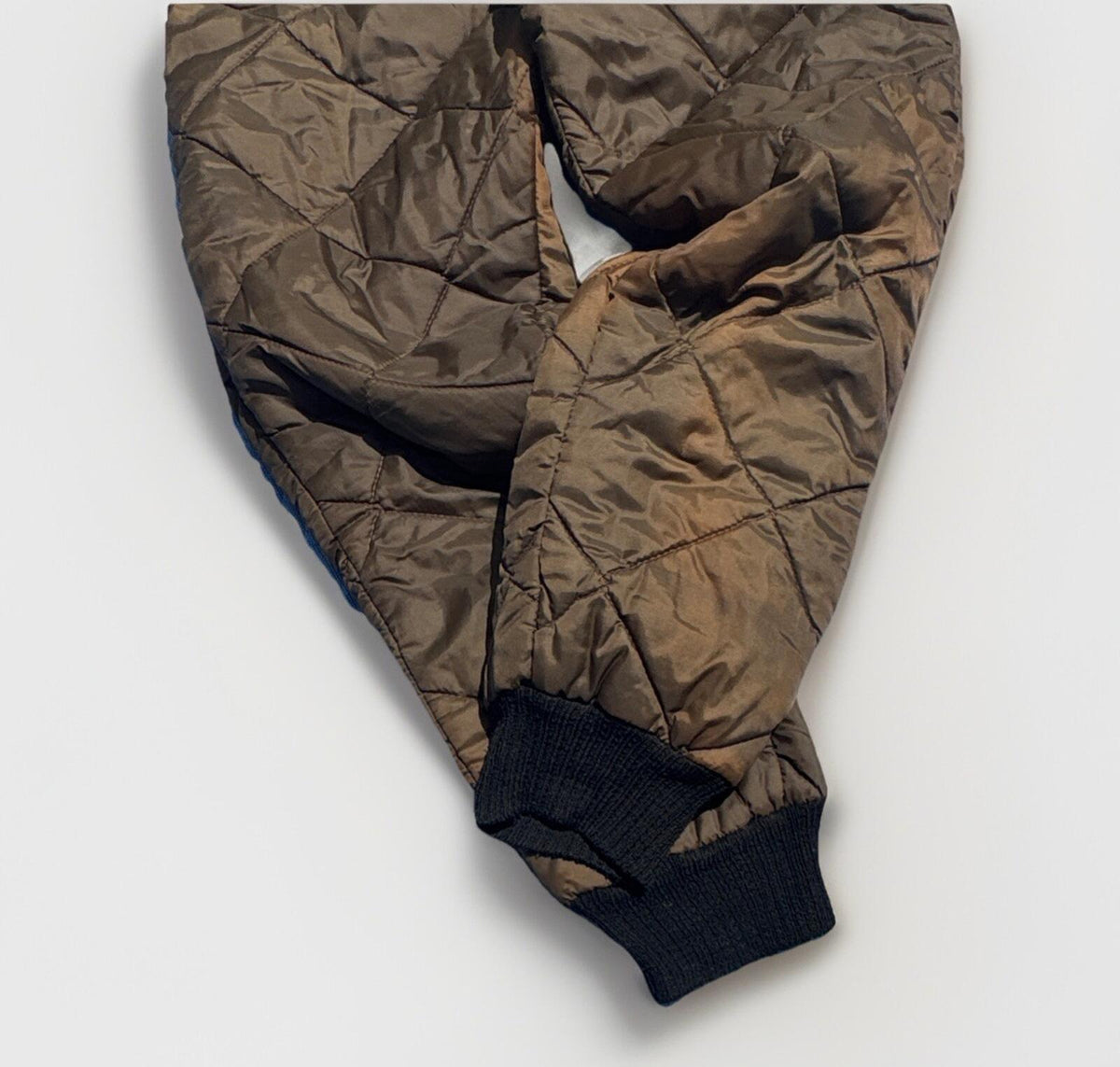 Vintage Ted Williams Quilted Insulated Brown Snow Pants M