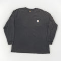 Carhartt Men's XL Black Long Sleeve Pocket T-Shirt