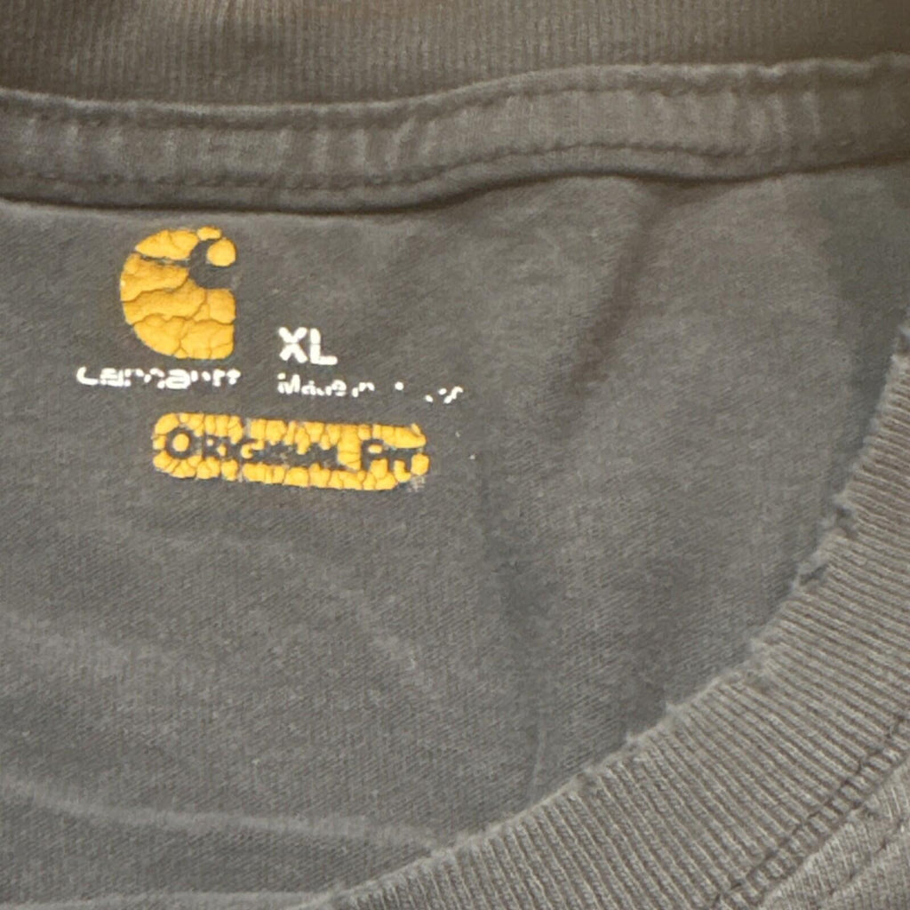 Carhartt Men's XL Black Long Sleeve Pocket T-Shirt