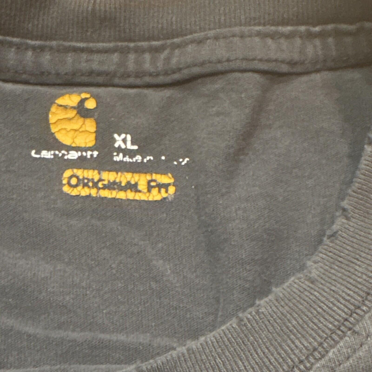 Carhartt Men's XL Black Long Sleeve Pocket T-Shirt