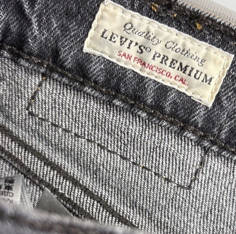 Levi's Premium Ribcage Straight Ankle Jeans - Cloud Over Was