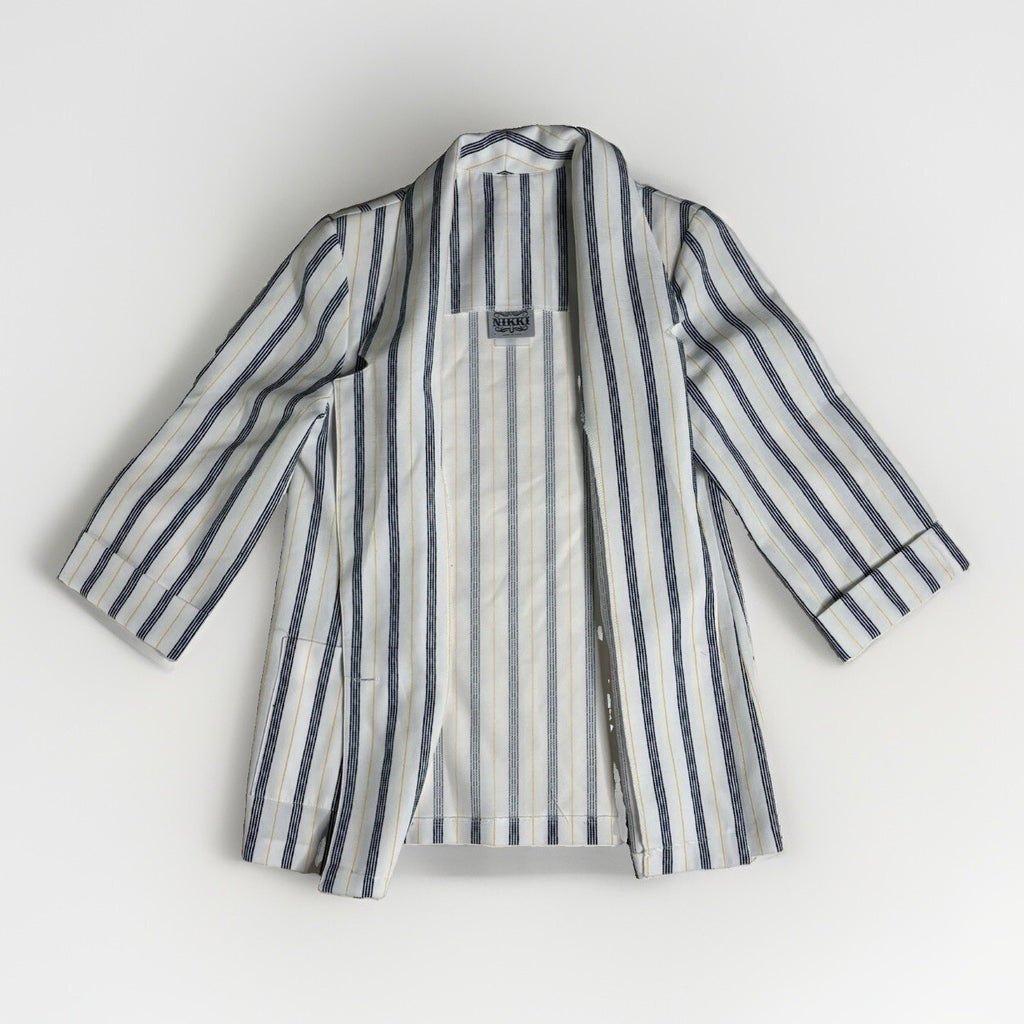 Vintage 1980s Nikki Striped Blazer - Made in USA, Nautical &