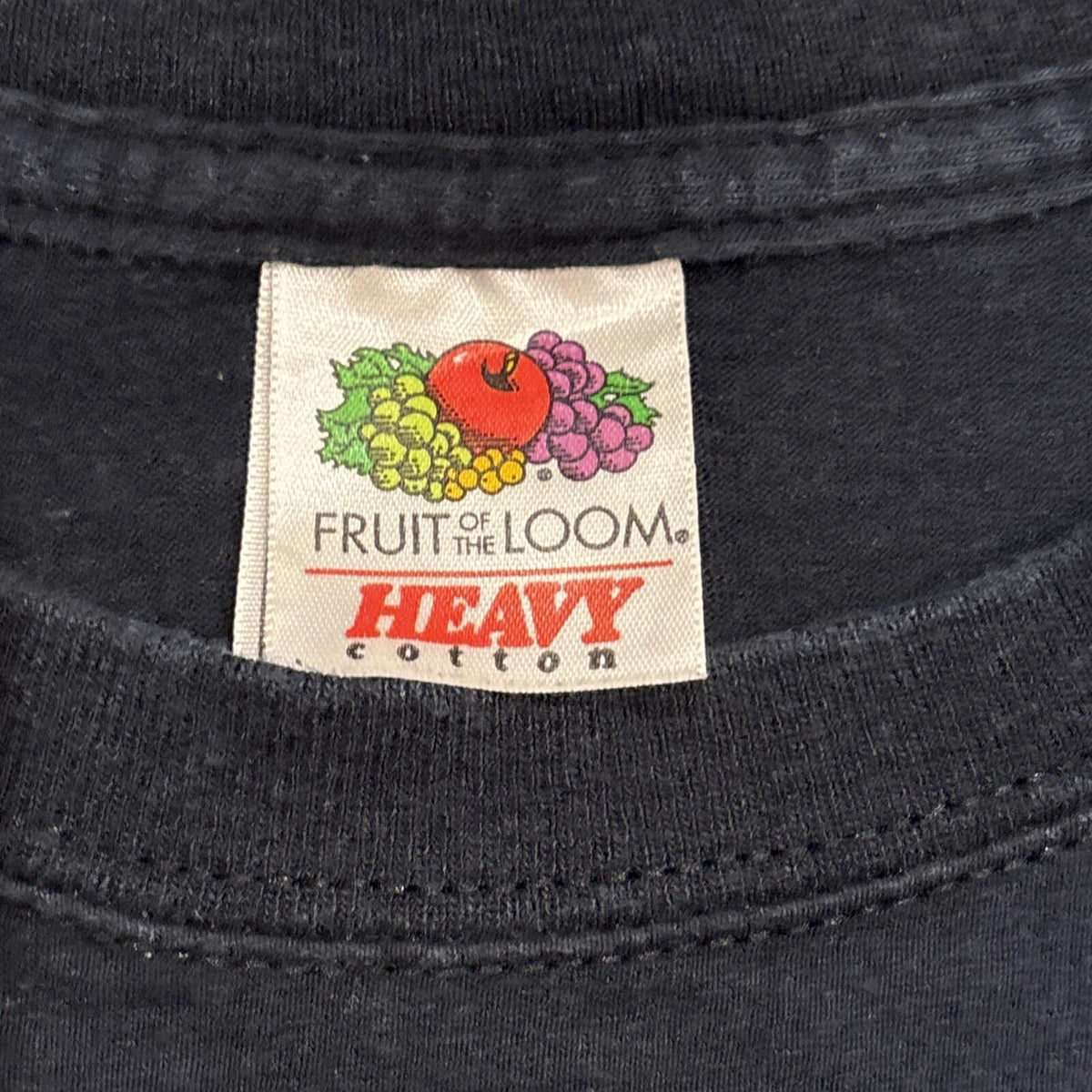 Make Do and Mend Graphic Band Tee Fruit of the Loom HeavyCot