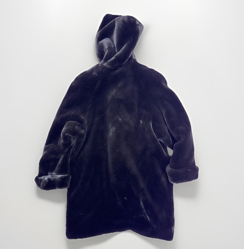 Vintage Dubrowsky & Perlbinder Ultra-Plush Faux Fur Hooded D