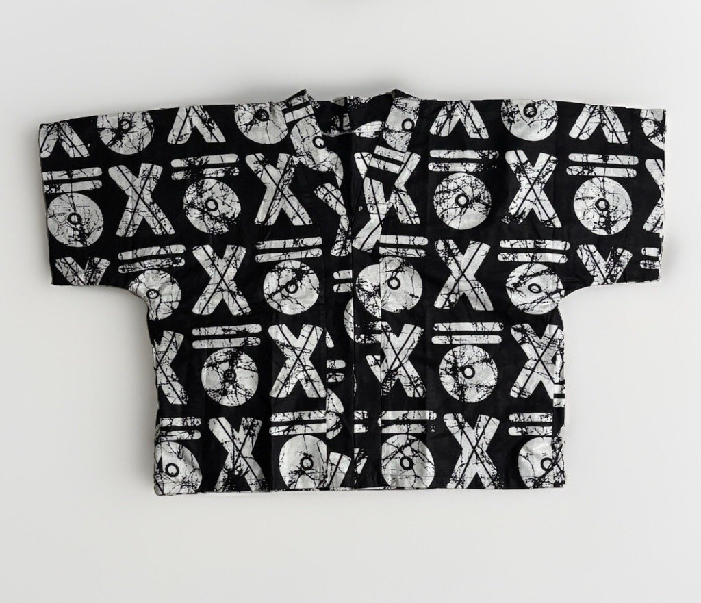 Vintage Ankara Print Black White Two Piece Co Ord Lounge L