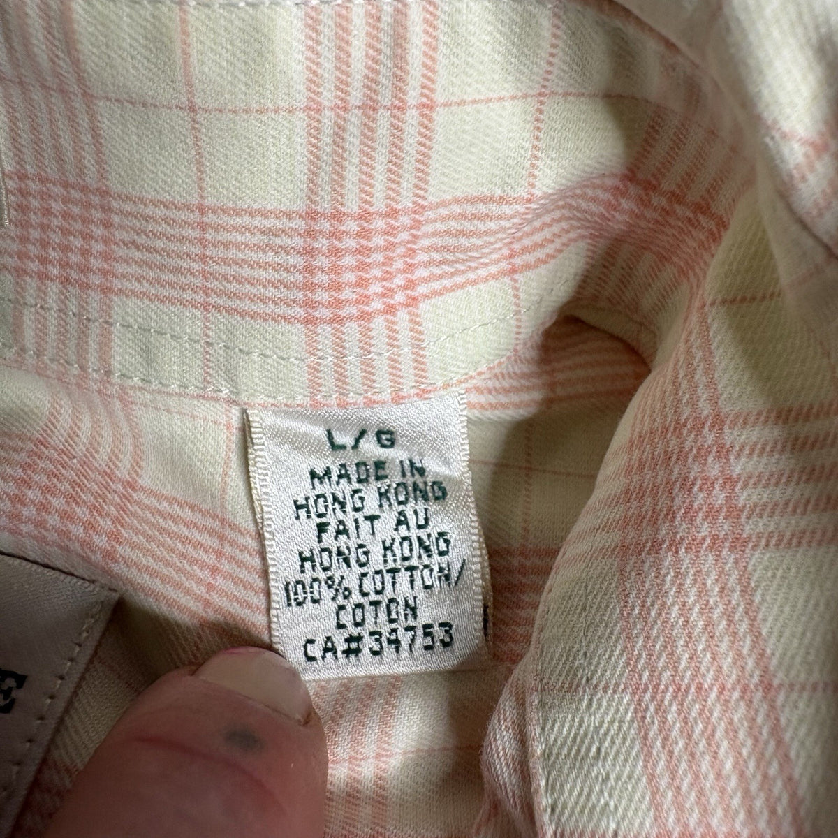 Fairway & Greene "The Club Shirt" Pink Tattersall Plaid 100%