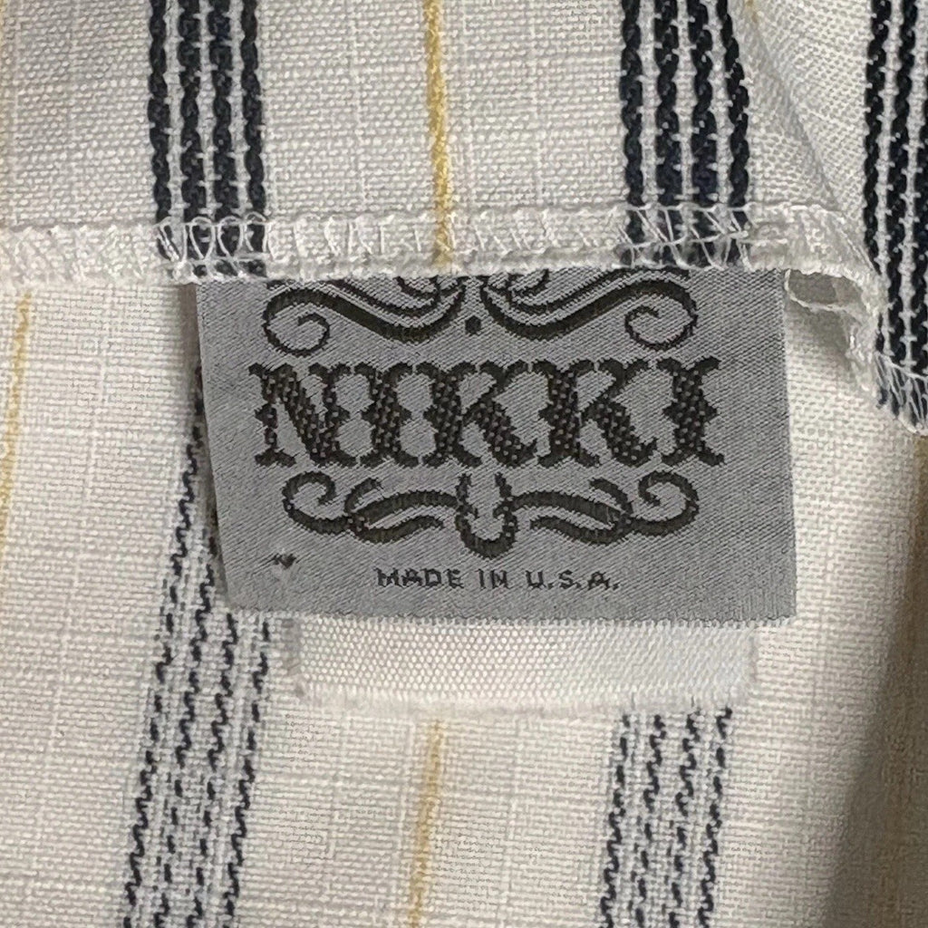 Vintage 1980s Nikki Striped Blazer - Made in USA, Nautical &