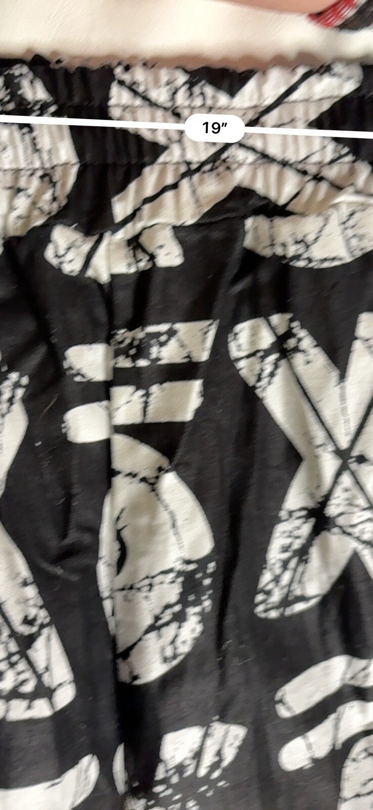 Vintage Ankara Print Black White Two Piece Co Ord Lounge L