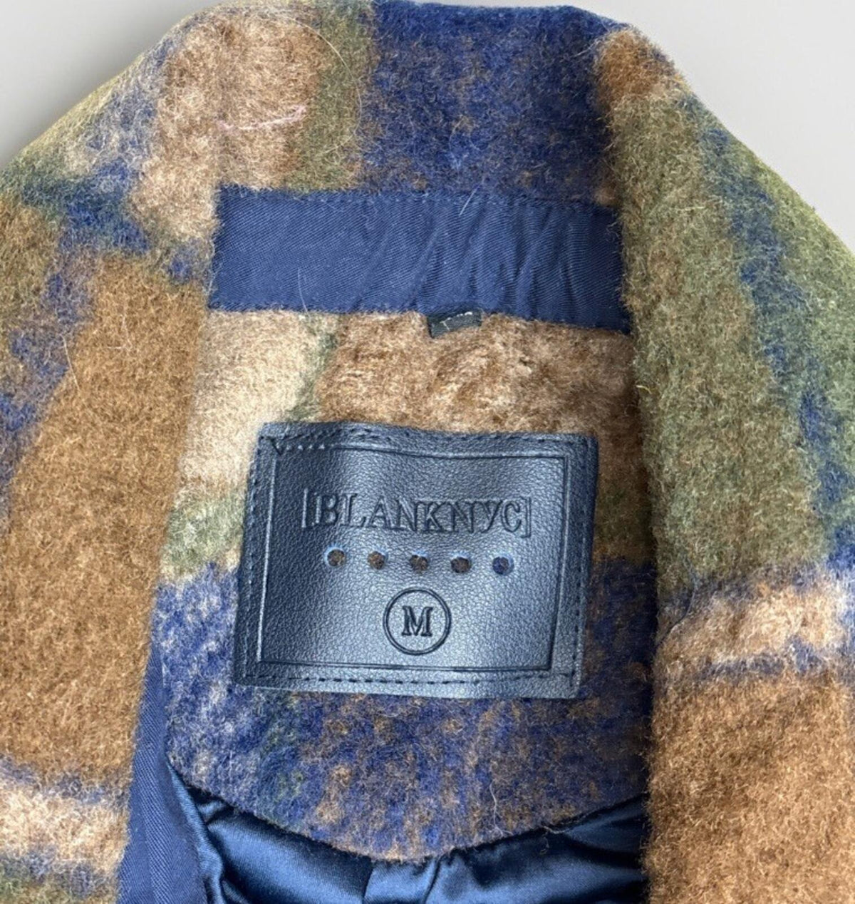 BLANKNYC Hit The Trail Plaid Flannel Shacket, Medium