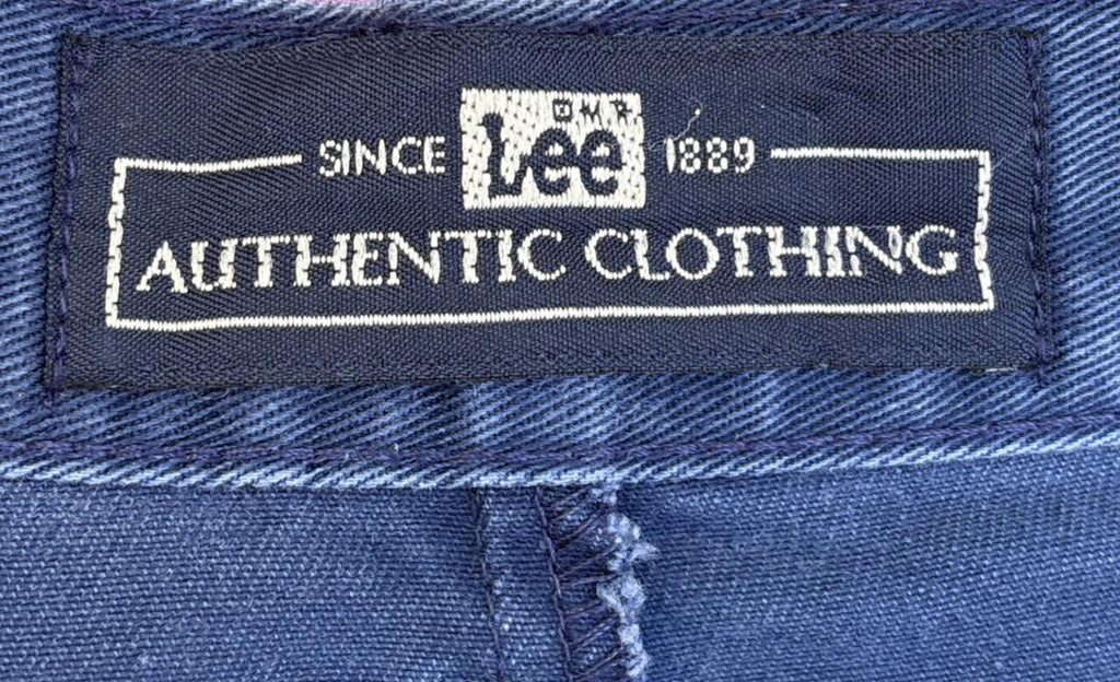 Lee Vintage Authentic Clothing Blue Pleated Tapered High-WaI