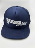 Vintage Cobra Bar J Navy Mesh Trucker Hat Cap One Size Fits