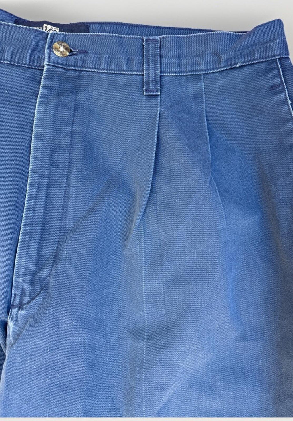Lee Vintage Authentic Clothing Blue Pleated Tapered High-WaI