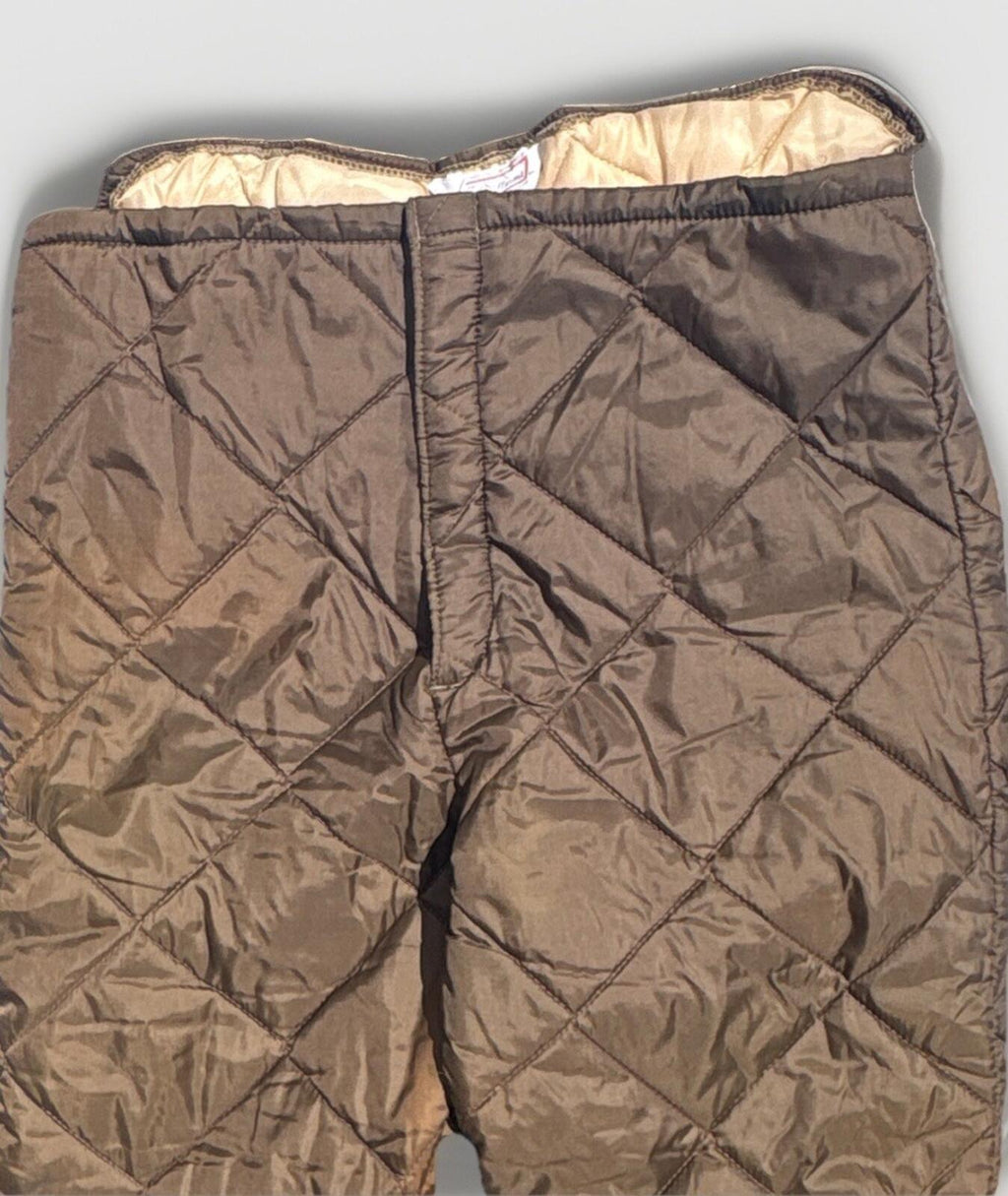 Vintage Ted Williams Quilted Insulated Brown Snow Pants M