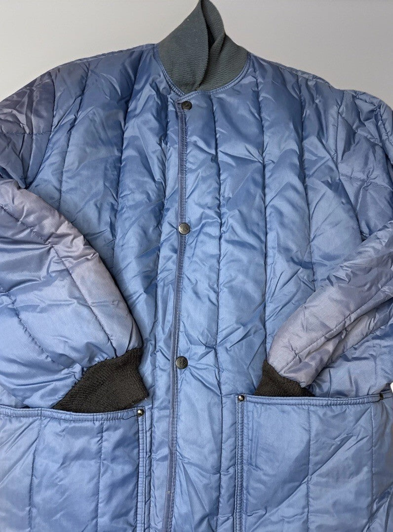 Vintage RefrigiWear Long Quilted Frock Liner Jacket