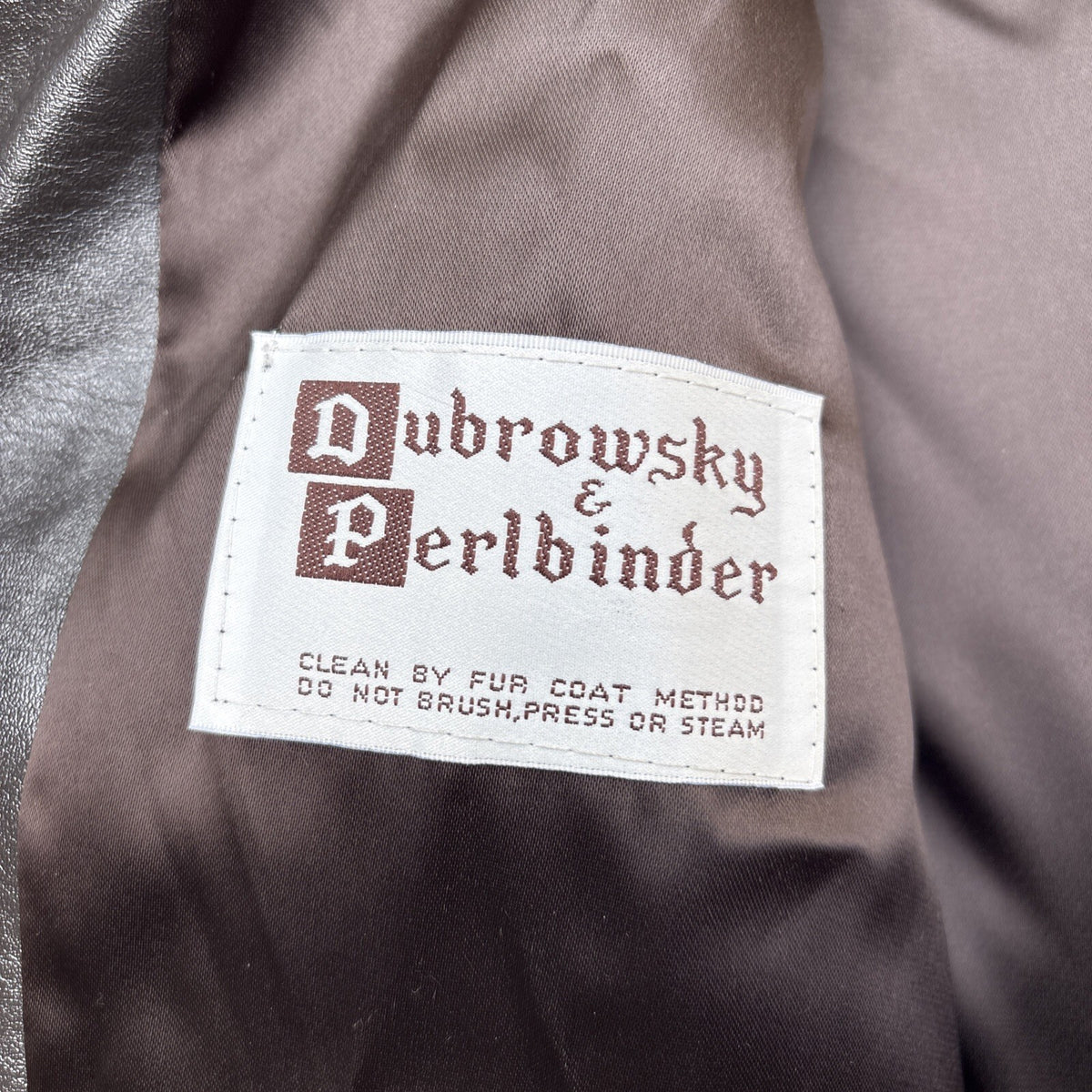 Vintage Dubrowsky & Perlbinder Ultra-Plush Faux Fur Hooded D