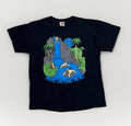 Make Do and Mend Graphic Band Tee Fruit of the Loom HeavyCot