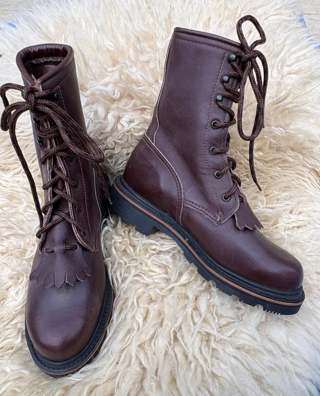 Red Wing Shoes 4302 Vintage Packer Lacer Leather Boots Made
