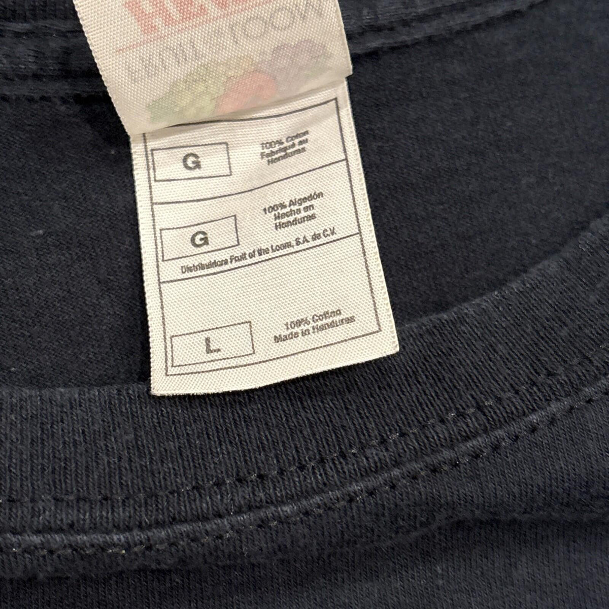 Make Do and Mend Graphic Band Tee Fruit of the Loom HeavyCot