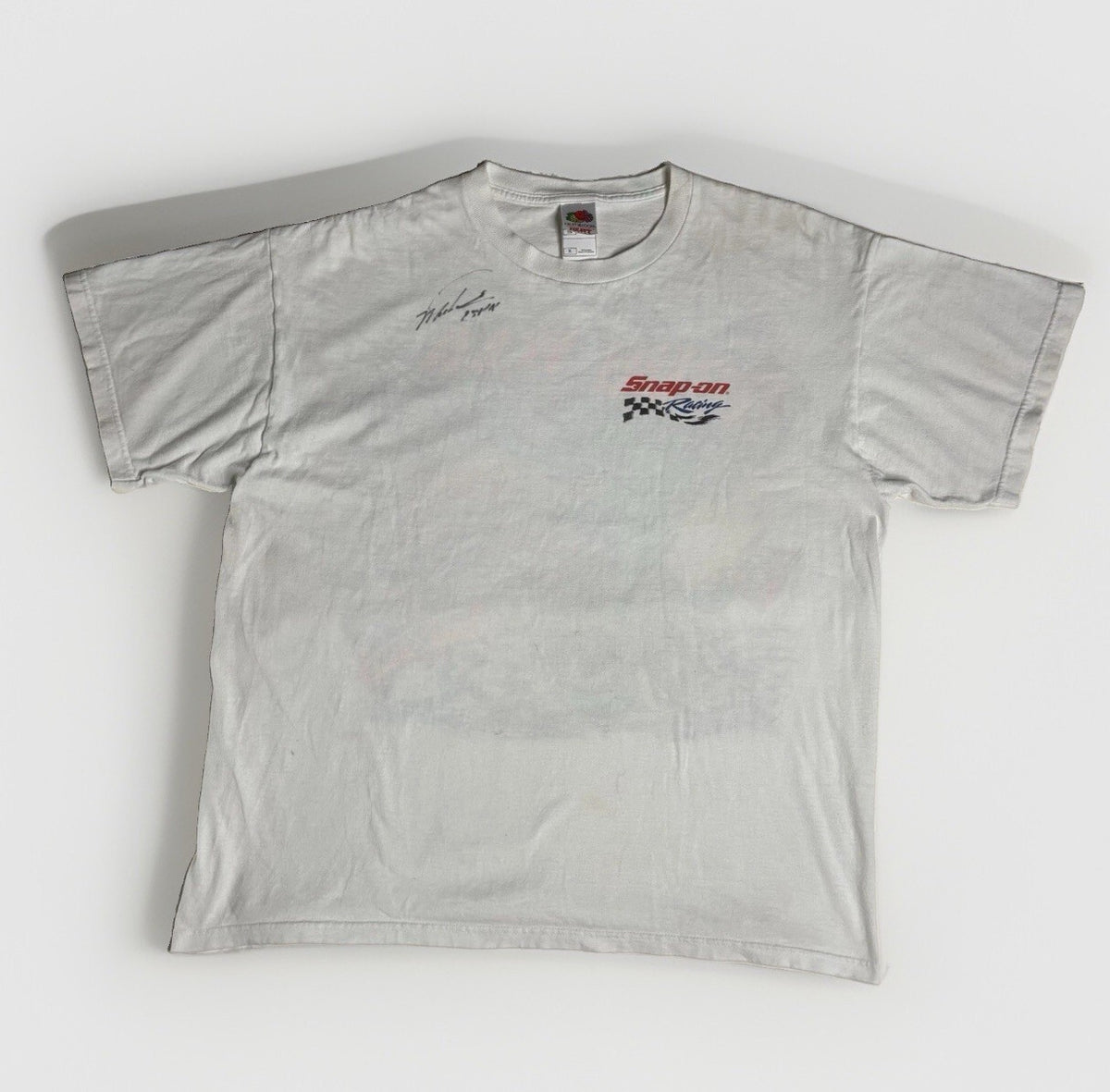 Y2K Dougzilla Snap-on Racing Signed Vintage T-Shirt XL Fruit