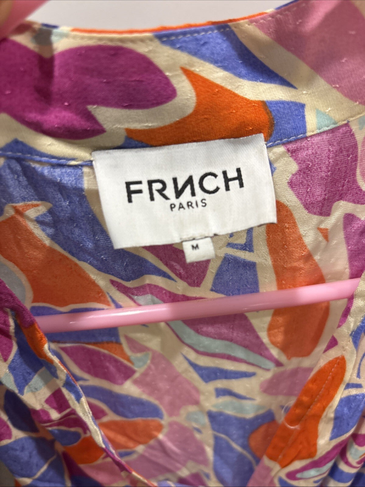 FRNCH Paris Valentine Mini Dress - Vibrant Multi Balloon-Sle