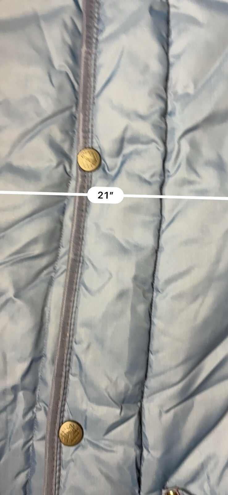 Vintage RefrigiWear Long Quilted Frock Liner Jacket