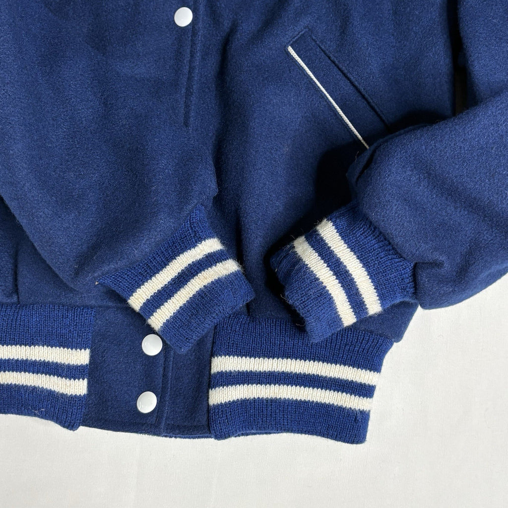 Vintage 1970s The Standard Pennant Co. Varsity Wool Bomber -