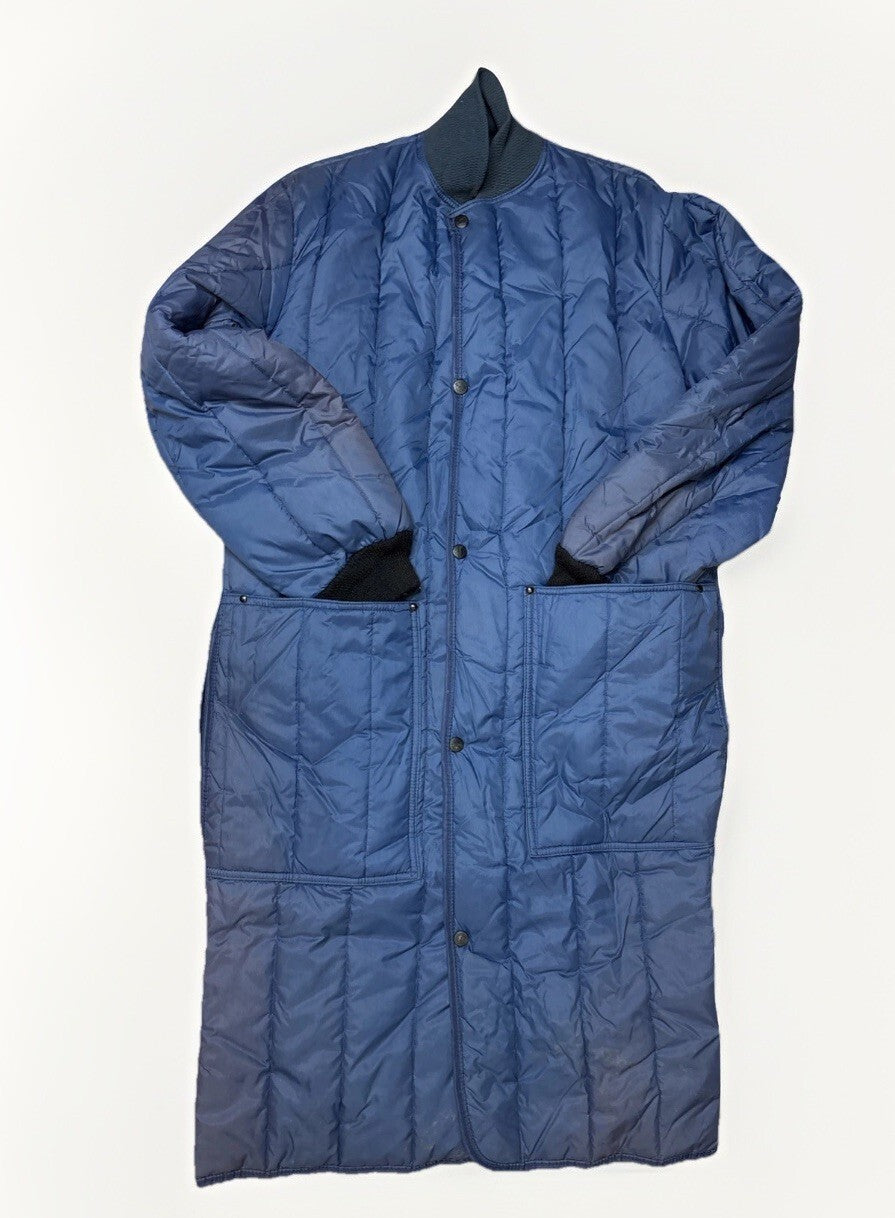 Vintage RefrigiWear Long Quilted Frock Liner Jacket
