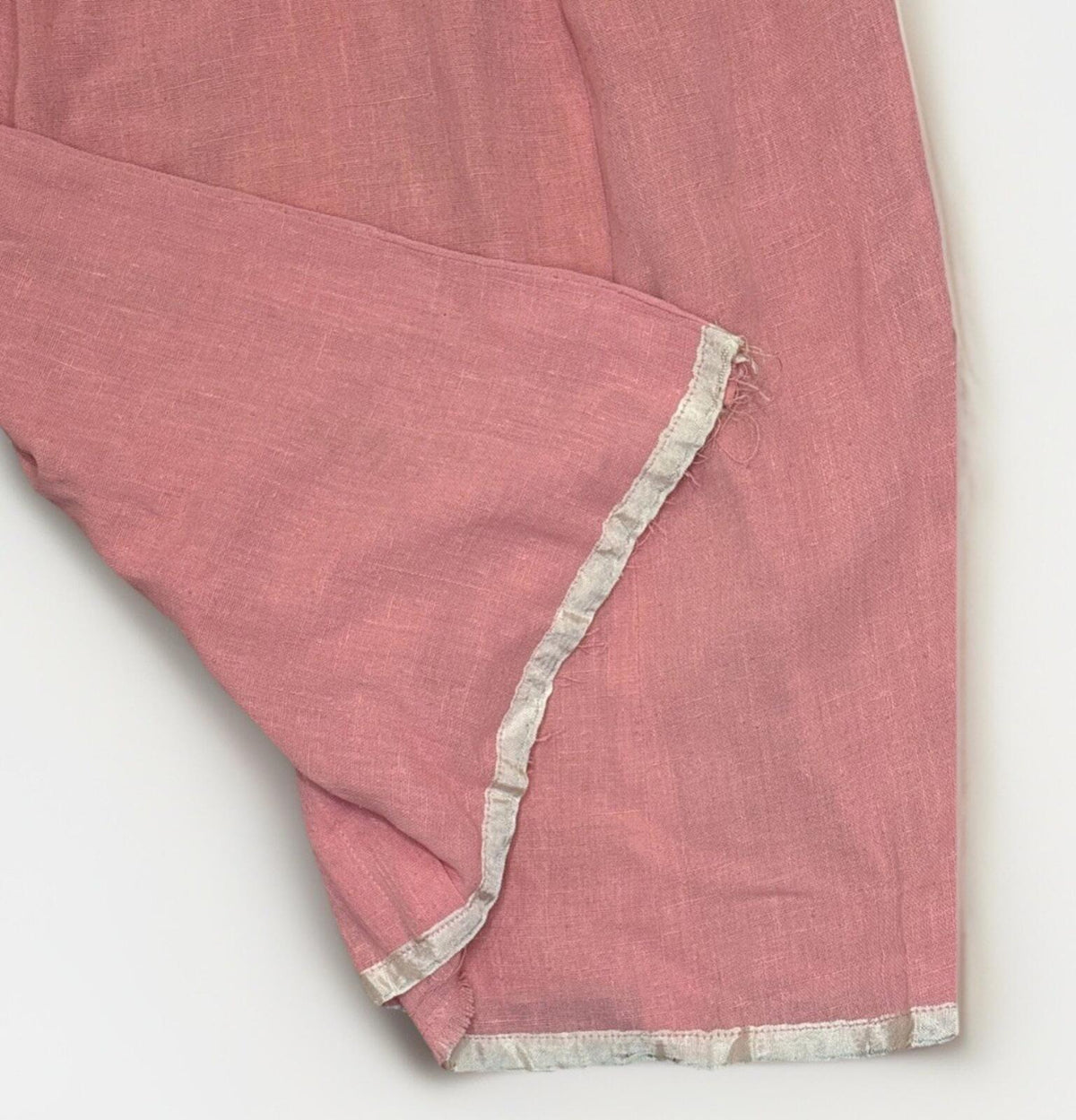 Vintage A Lady Petite Fashion Pink Embroidered Belted Midi/5