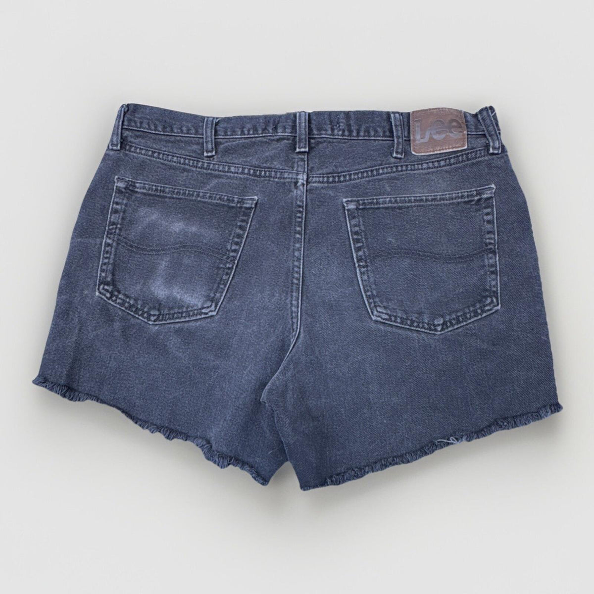 Lee Women’s Black Denim Cut Off Shorts 36"