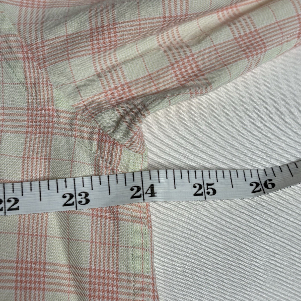Fairway & Greene "The Club Shirt" Pink Tattersall Plaid 100%