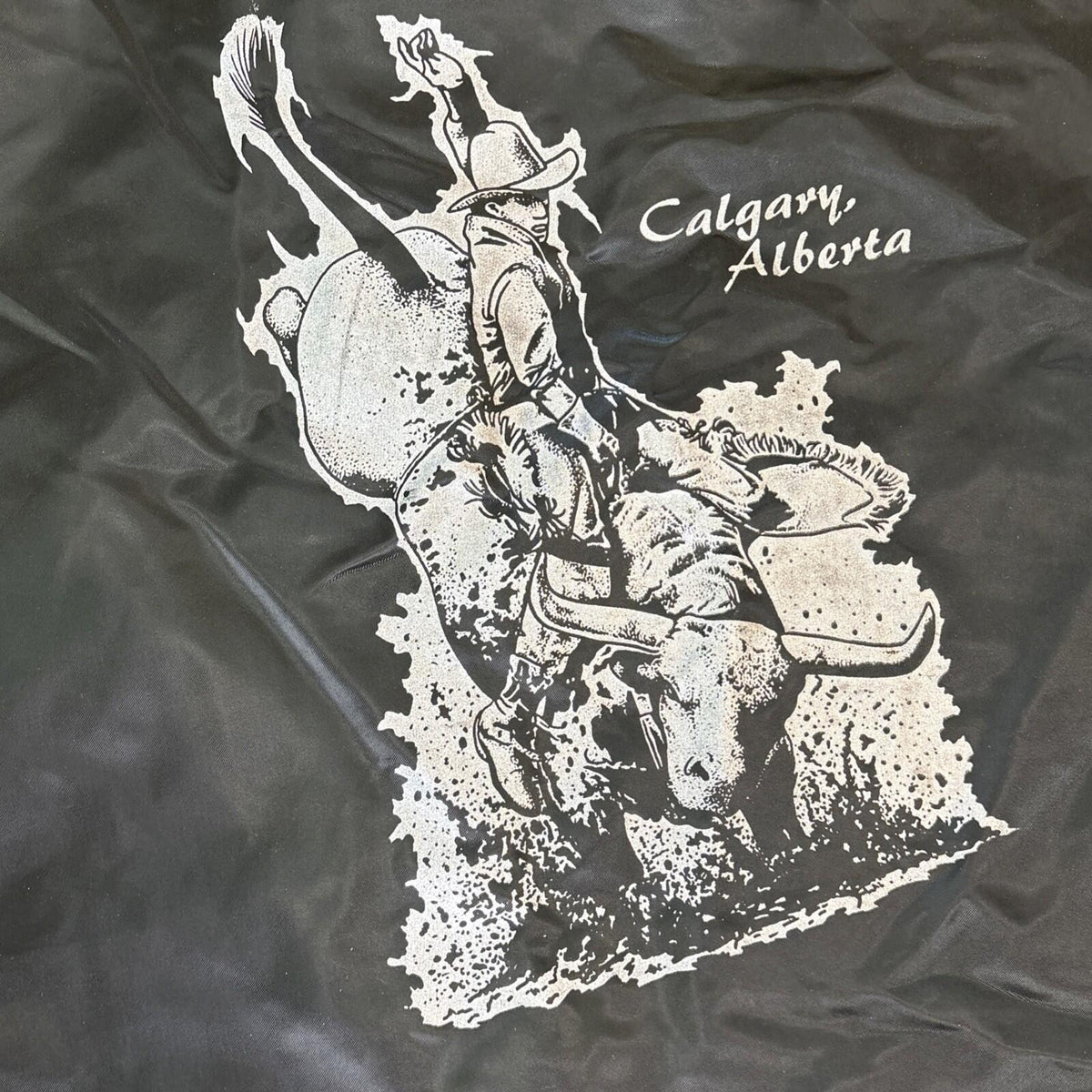 Canada Sportswear Co. Calgary Alberta Rodeo Satin Bomber Hat