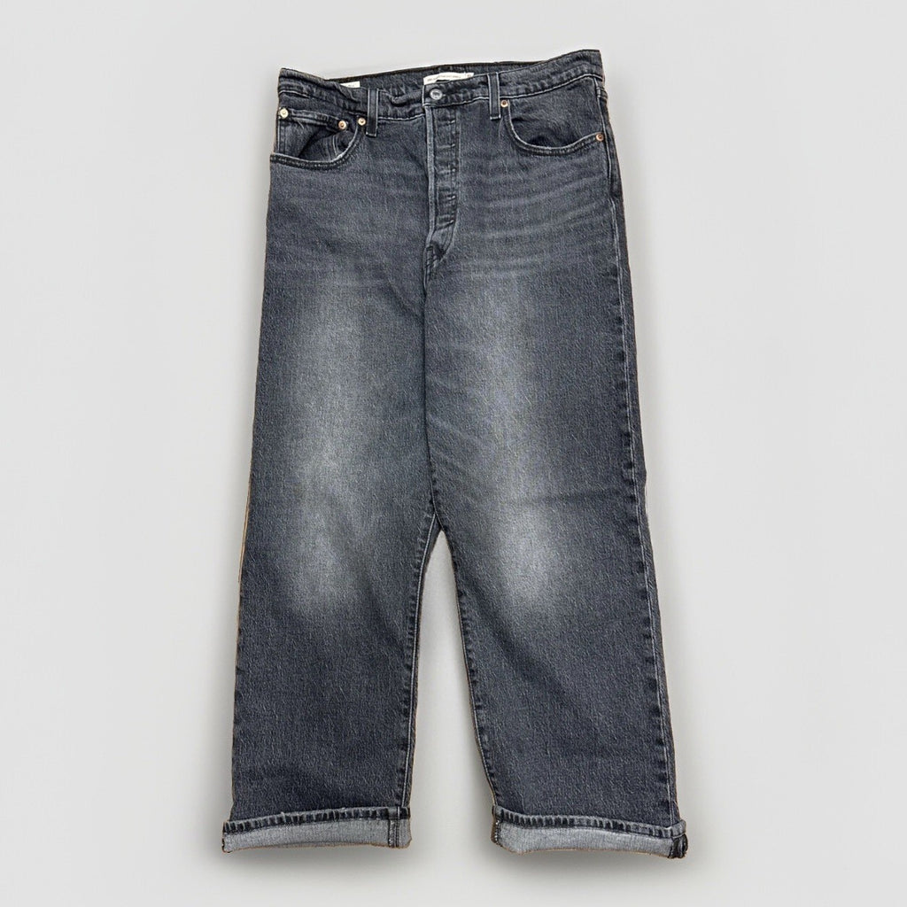 Levi's Premium Ribcage Straight Ankle Jeans - Cloud Over Was