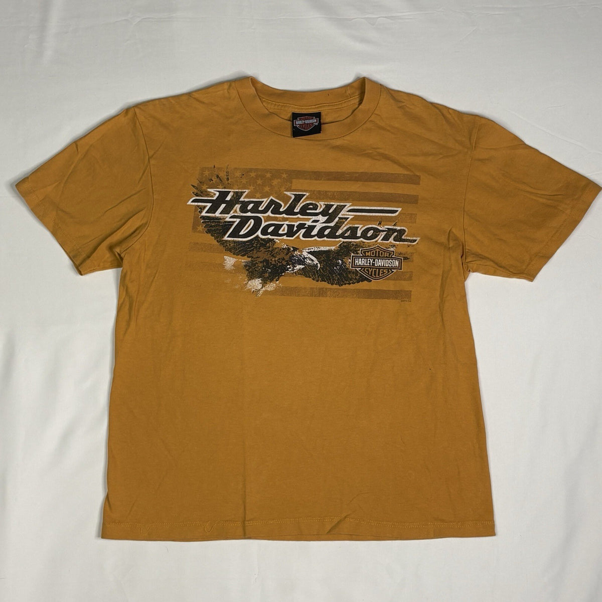 Vintage Harley-Davidson Wilkesboro NC T-Shirt Yellow Ladies'