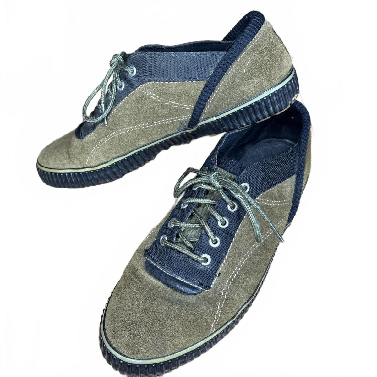 Vintage 90s Reebok BOKS Suede Earth Tone Sneakers 7