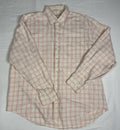 Fairway & Greene "The Club Shirt" Pink Tattersall Plaid 100%