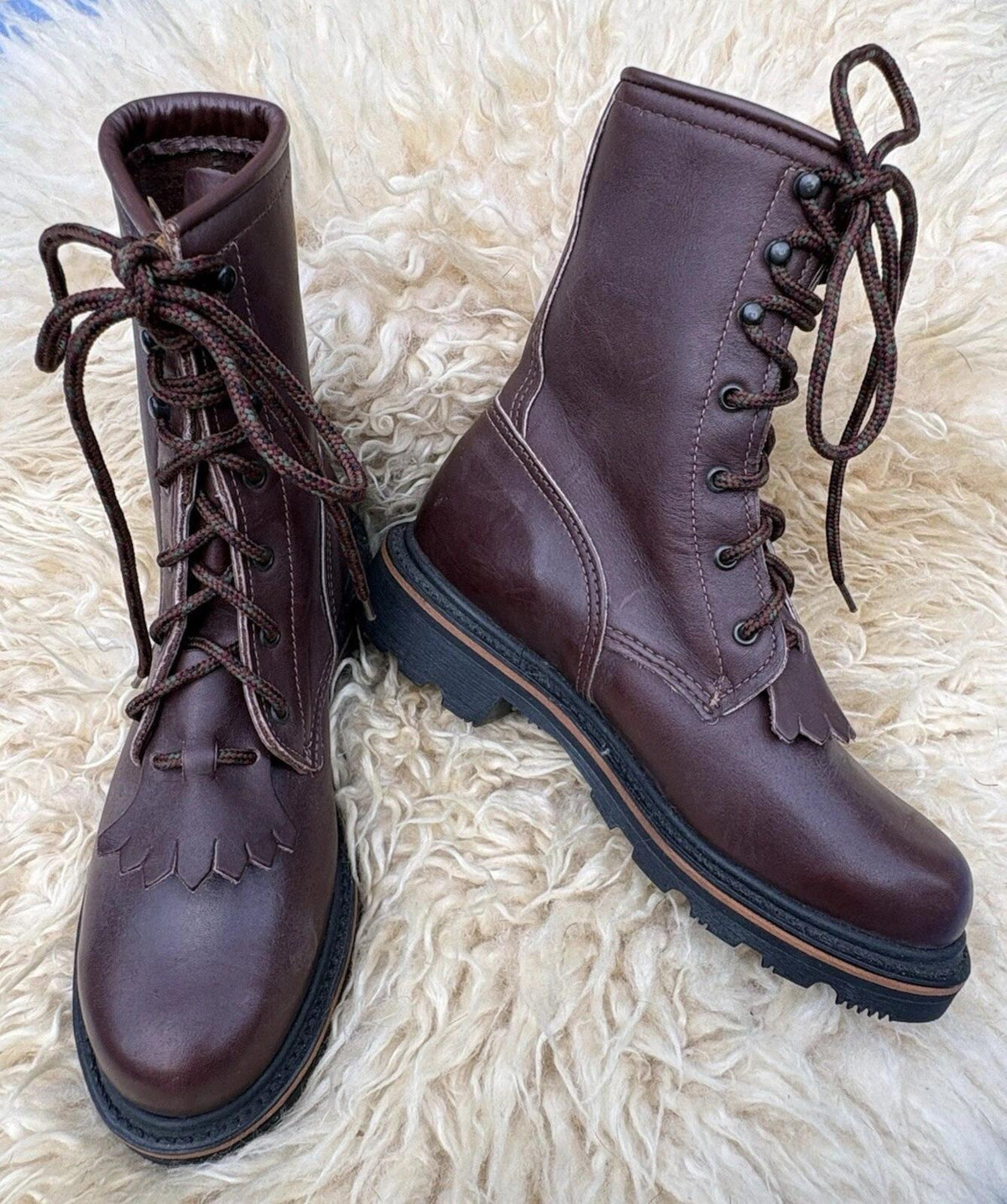 Red Wing Shoes 4302 Vintage Packer Lacer Leather Boots Made
