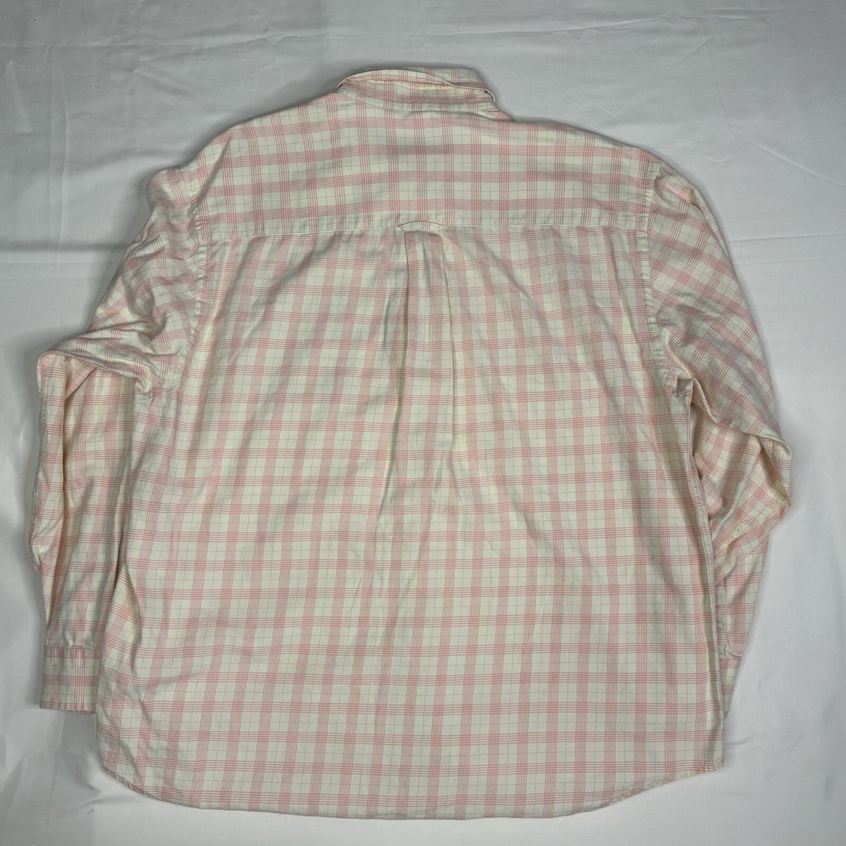 Fairway & Greene "The Club Shirt" Pink Tattersall Plaid 100%