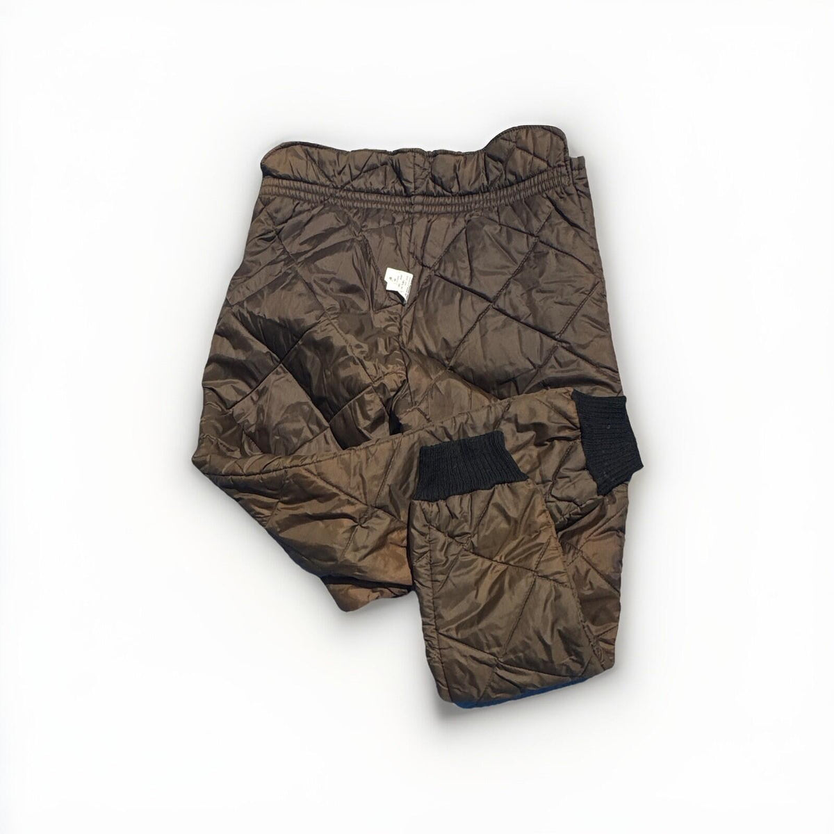 Vintage Ted Williams Quilted Insulated Brown Snow Pants M
