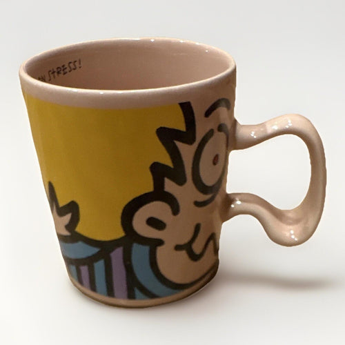 Dakin PAPEL Big Nose Handle Mug - Vintage 90s Cartoon Face 8