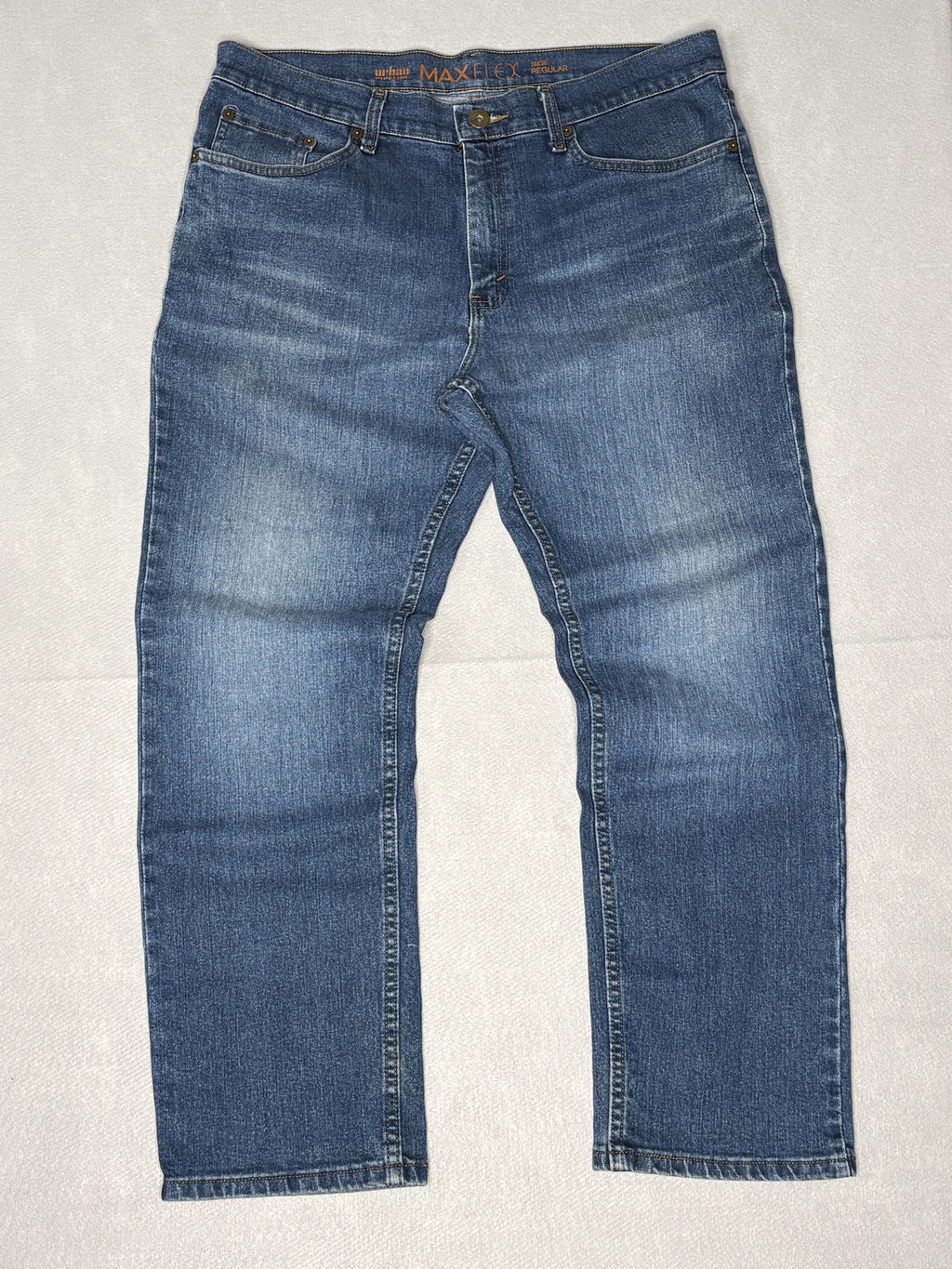 Urban Pipeline Max Flex Jeans 36x33 Regular Fit Blue Denim