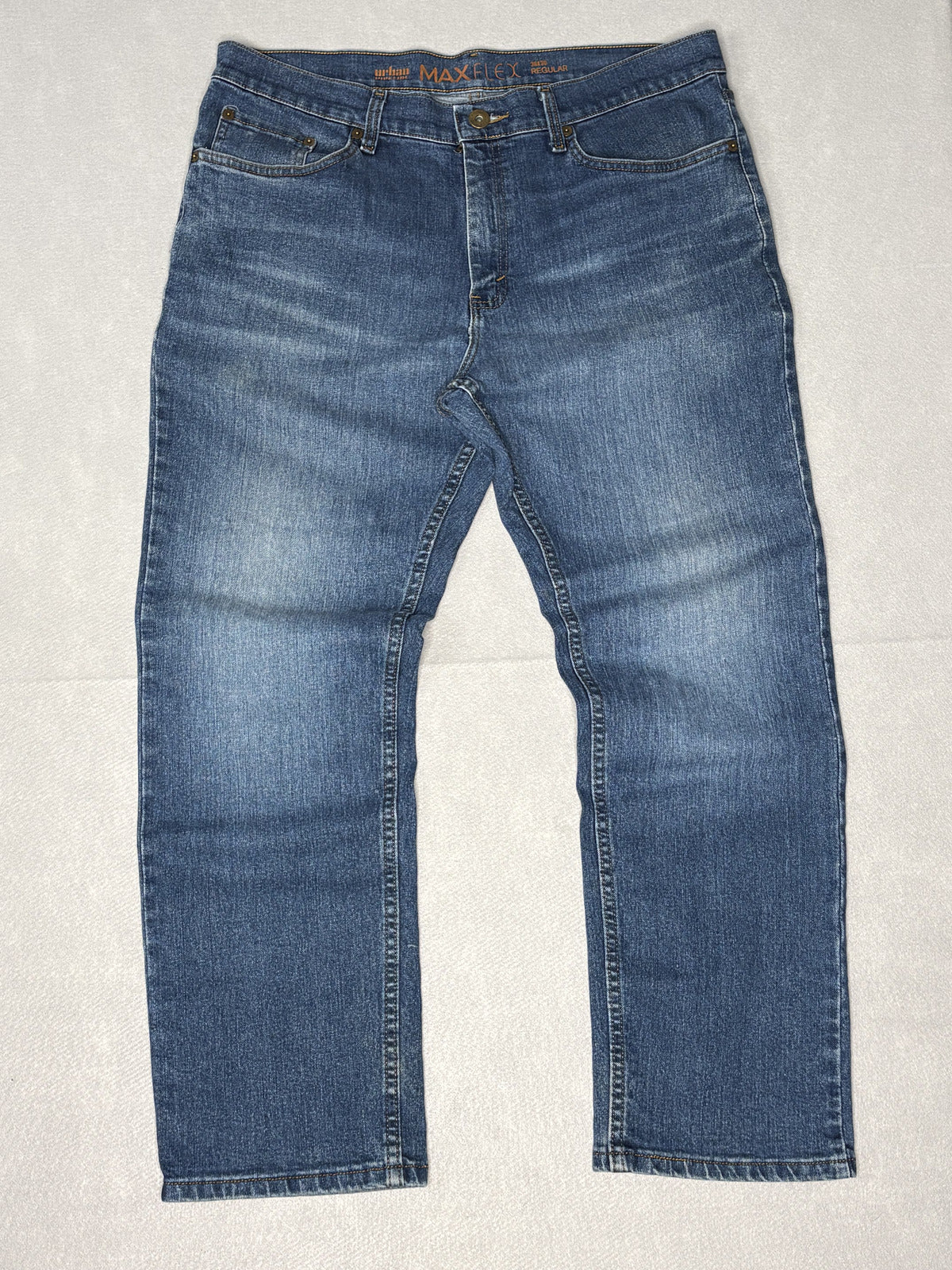 Urban Pipeline Max Flex Jeans 36x33 Regular Fit Blue Denim