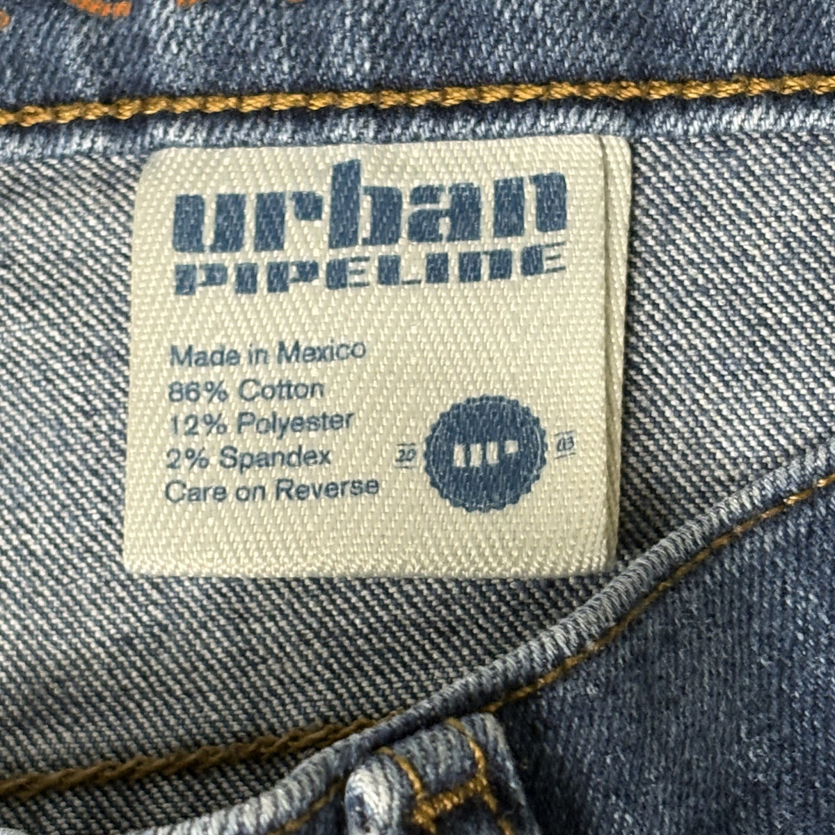 Urban Pipeline Max Flex Jeans 36x33 Regular Fit Blue Denim