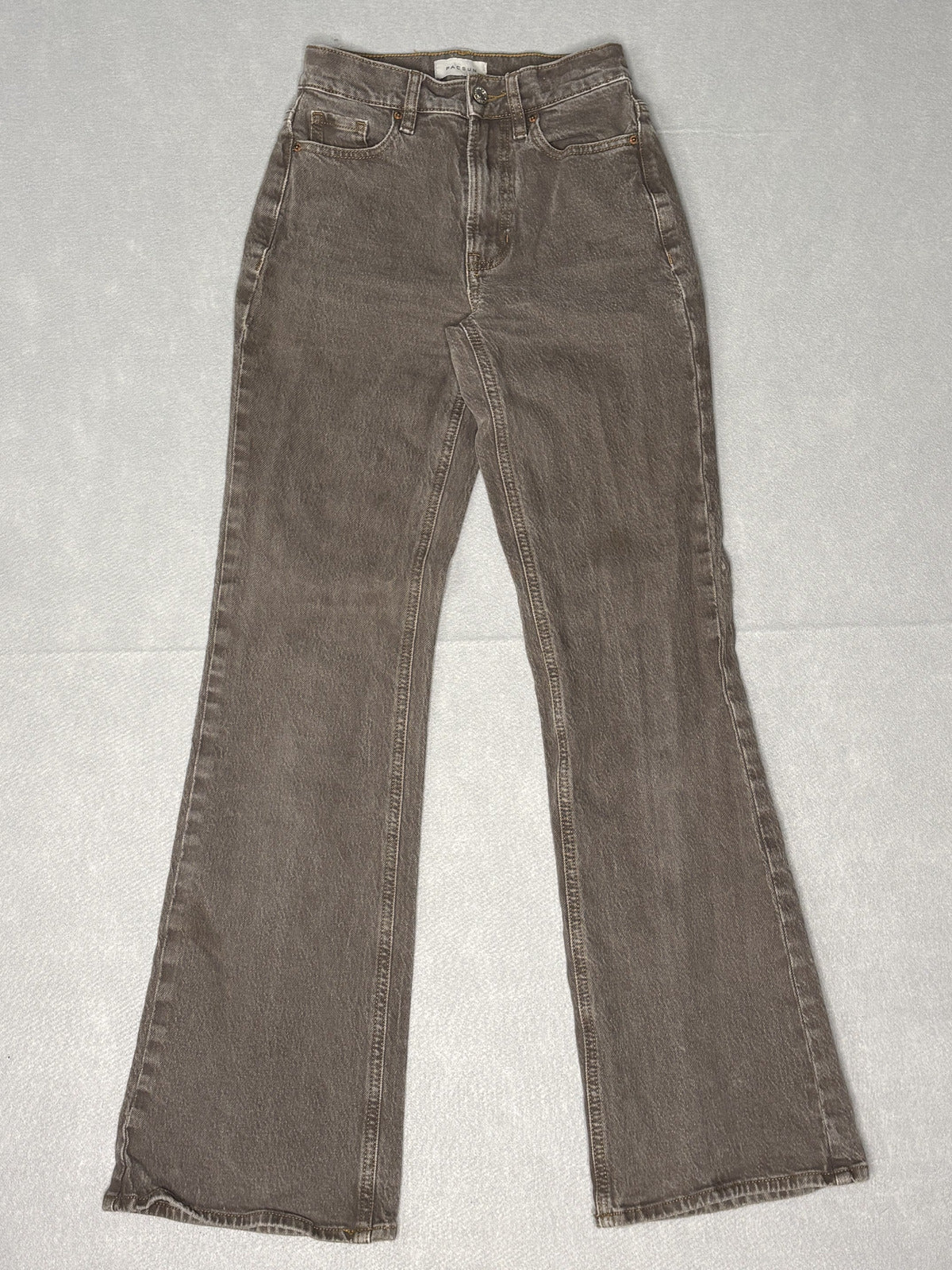 Pacsun Stretch High Rise Bootcut Jeans Size 22 Brown