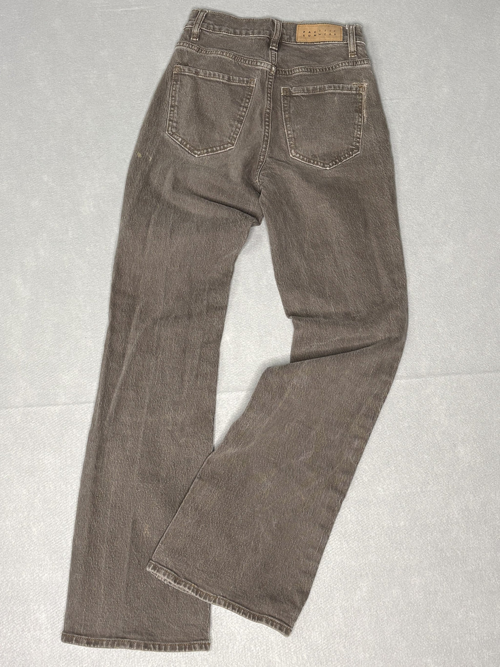 Pacsun Stretch High Rise Bootcut Jeans Size 22 Brown