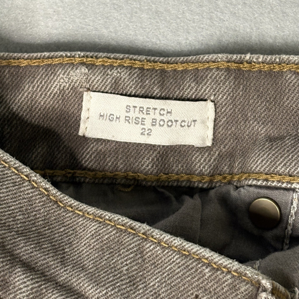 Pacsun Stretch High Rise Bootcut Jeans Size 22 Brown