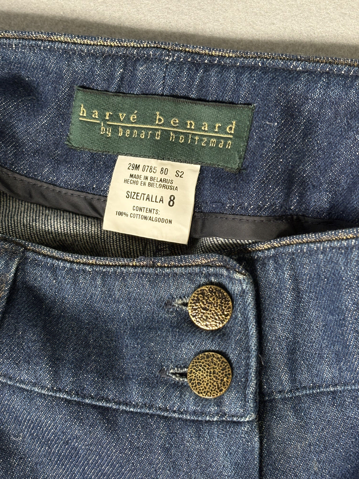 Harvé Benard by Benard Holtzman Women's Denim Pants Size 8