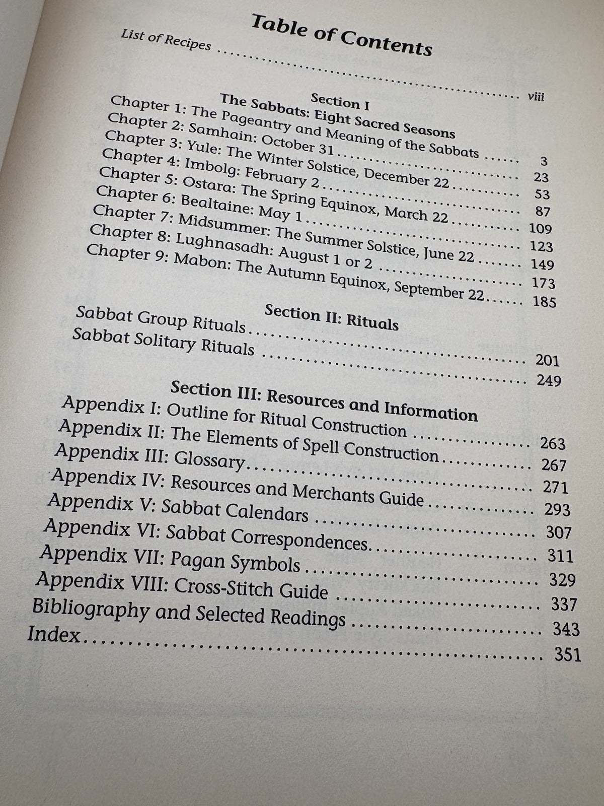 The Sabbats: A New Approach to Living the Old Ways