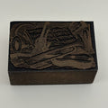 Vintage Letterpress Printing Block - Musical Instruments & Sheet Music Design