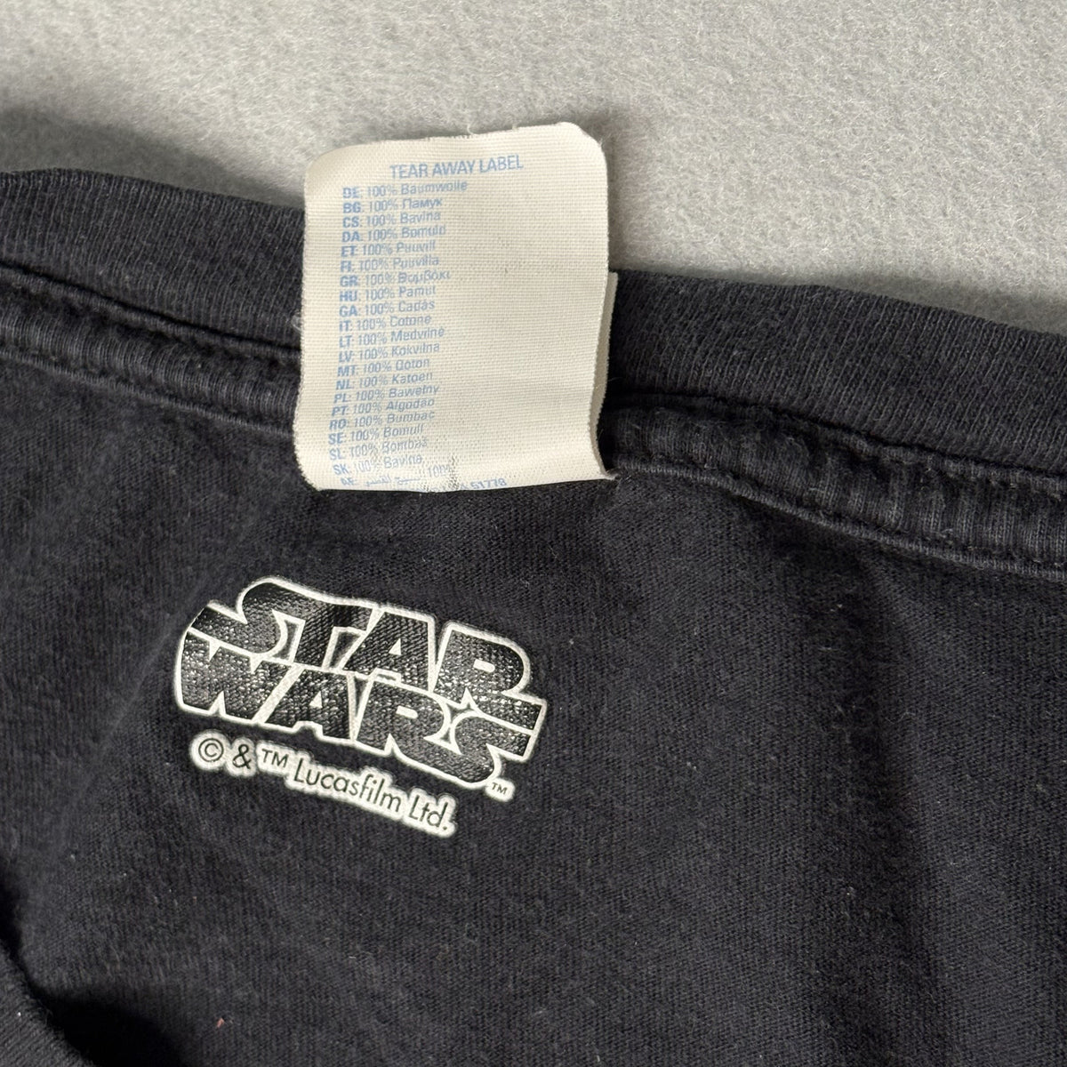 Star Wars May 4 2024 Black Graphic T-Shirt Large